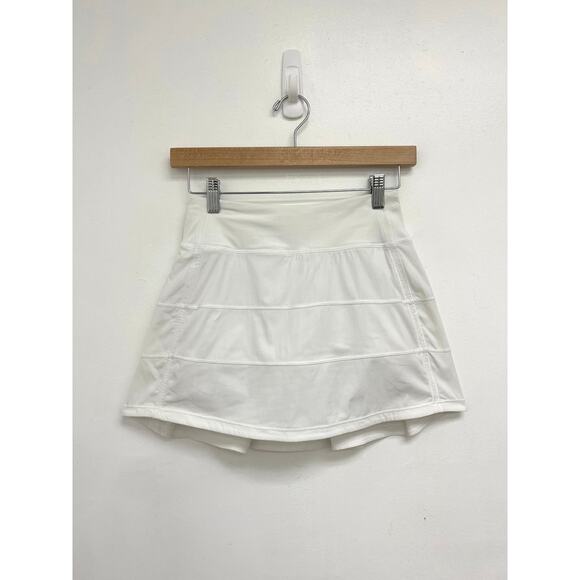 Lululemon Pace Rival Skirt (Tall) Pleated Mini Tennis Stretch Skort Pockets - 0 - Picture 10 of 10